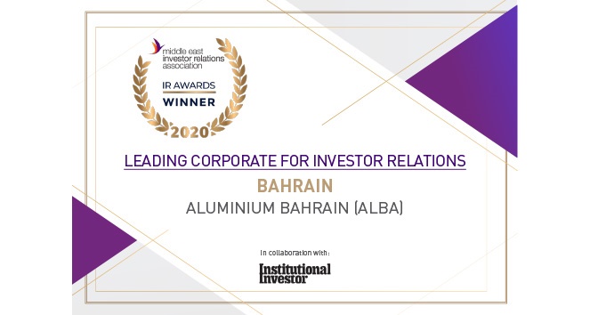 Leading Corporate for Investor Relations in Bahrain and Best Investor Relations Professional Awards