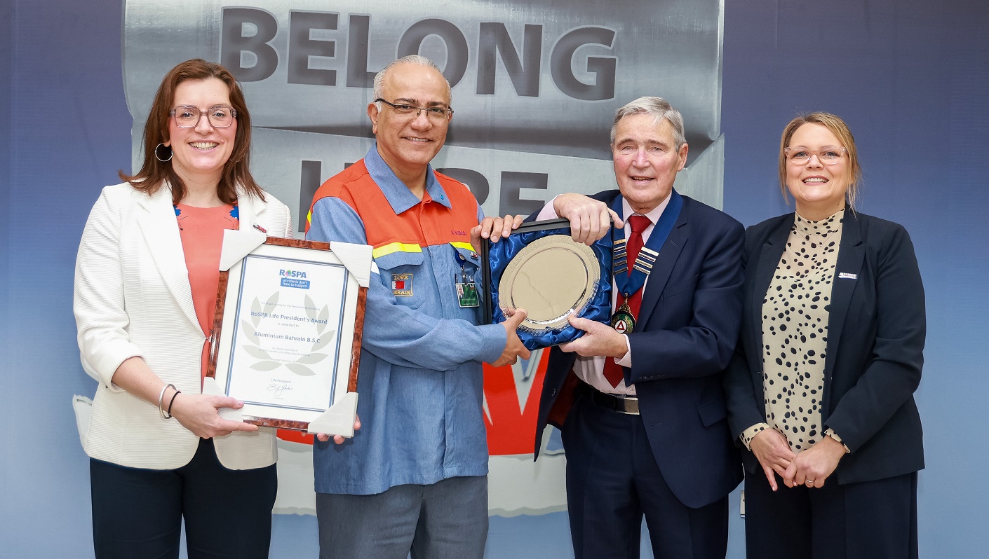 Alba Honoured with Prestigious RoSPA Life President Award for Unparalleled Safety Excellence