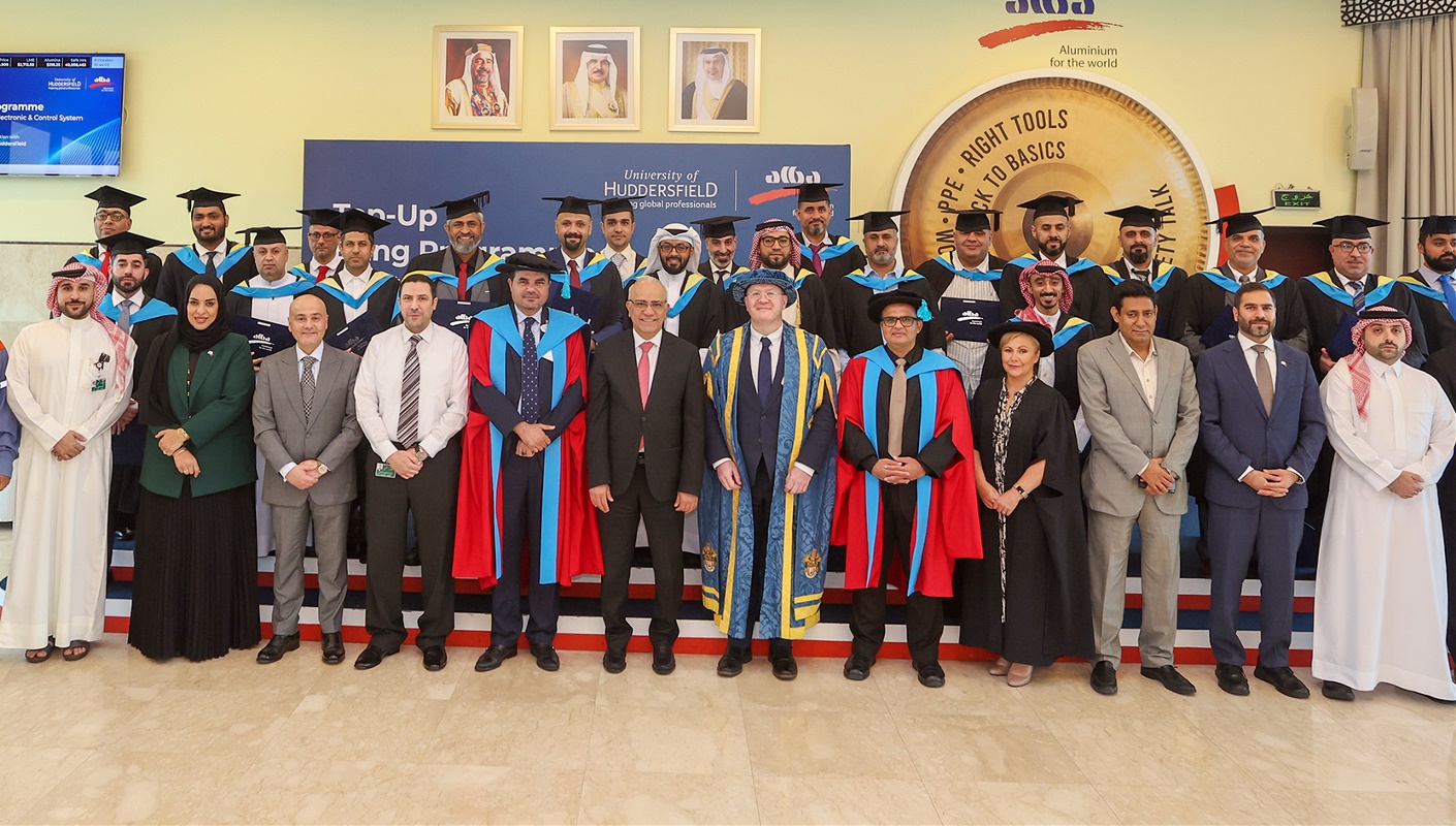 Alba celebrates graduation of 2nd batch from Top-Up BEng programme in partnership with Huddersfield University 
