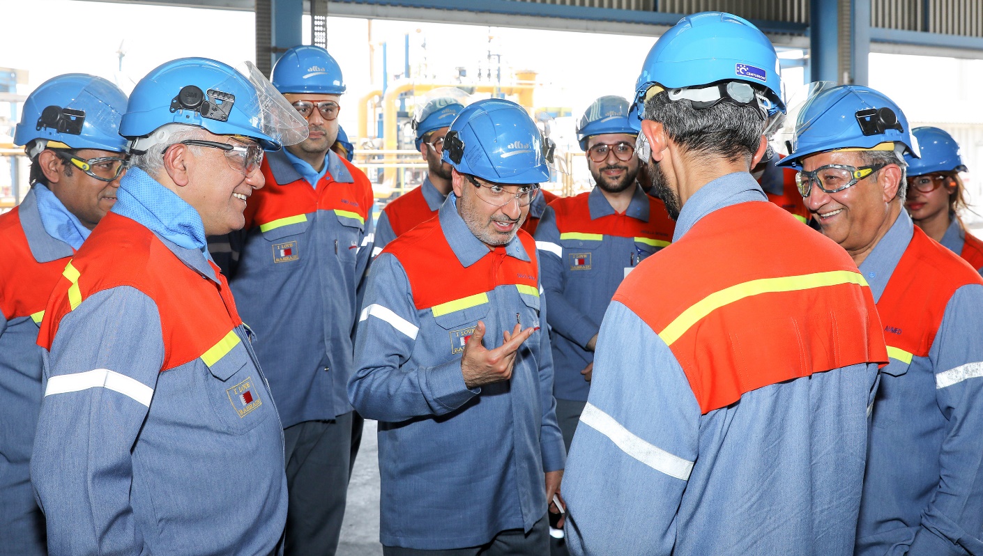 Alba’s Chairman of Board of Directors holds field visit to Casthouse 4