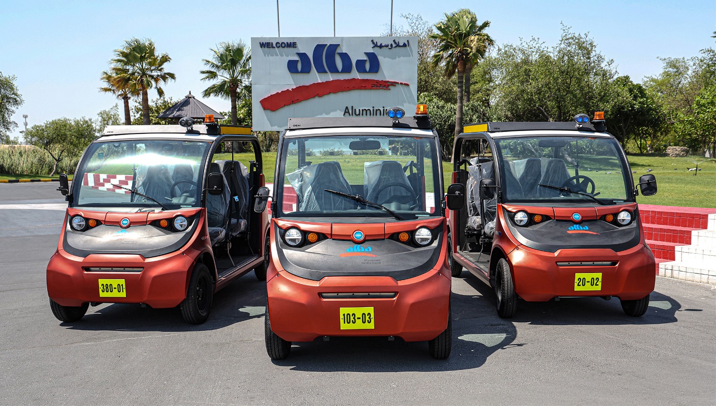 Alba: first Company in the Kingdom to use Solar-Electric powered industrial personnel carriers 