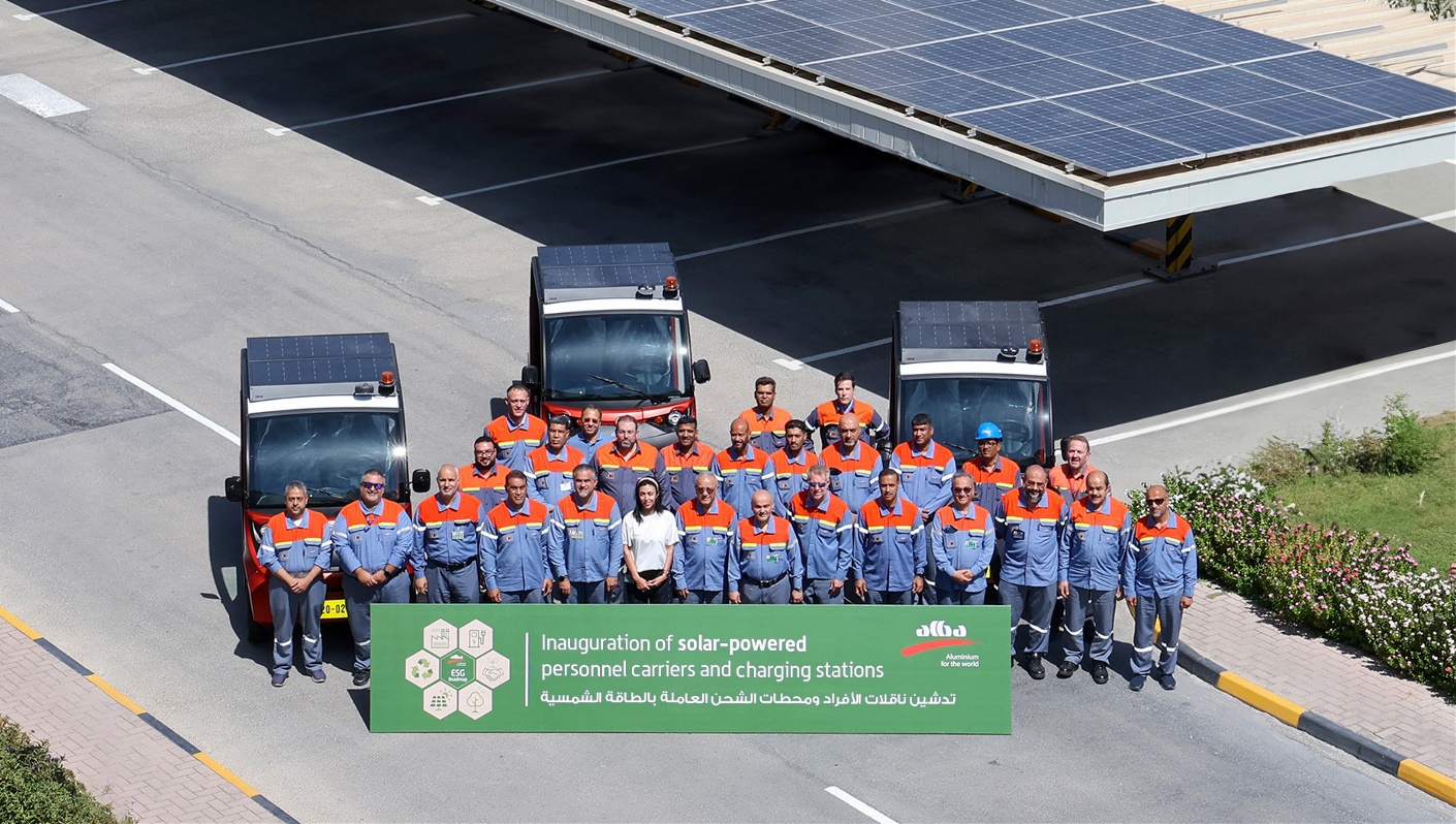 Alba: first Company in the Kingdom to use Solar-Electric powered industrial personnel carriers 