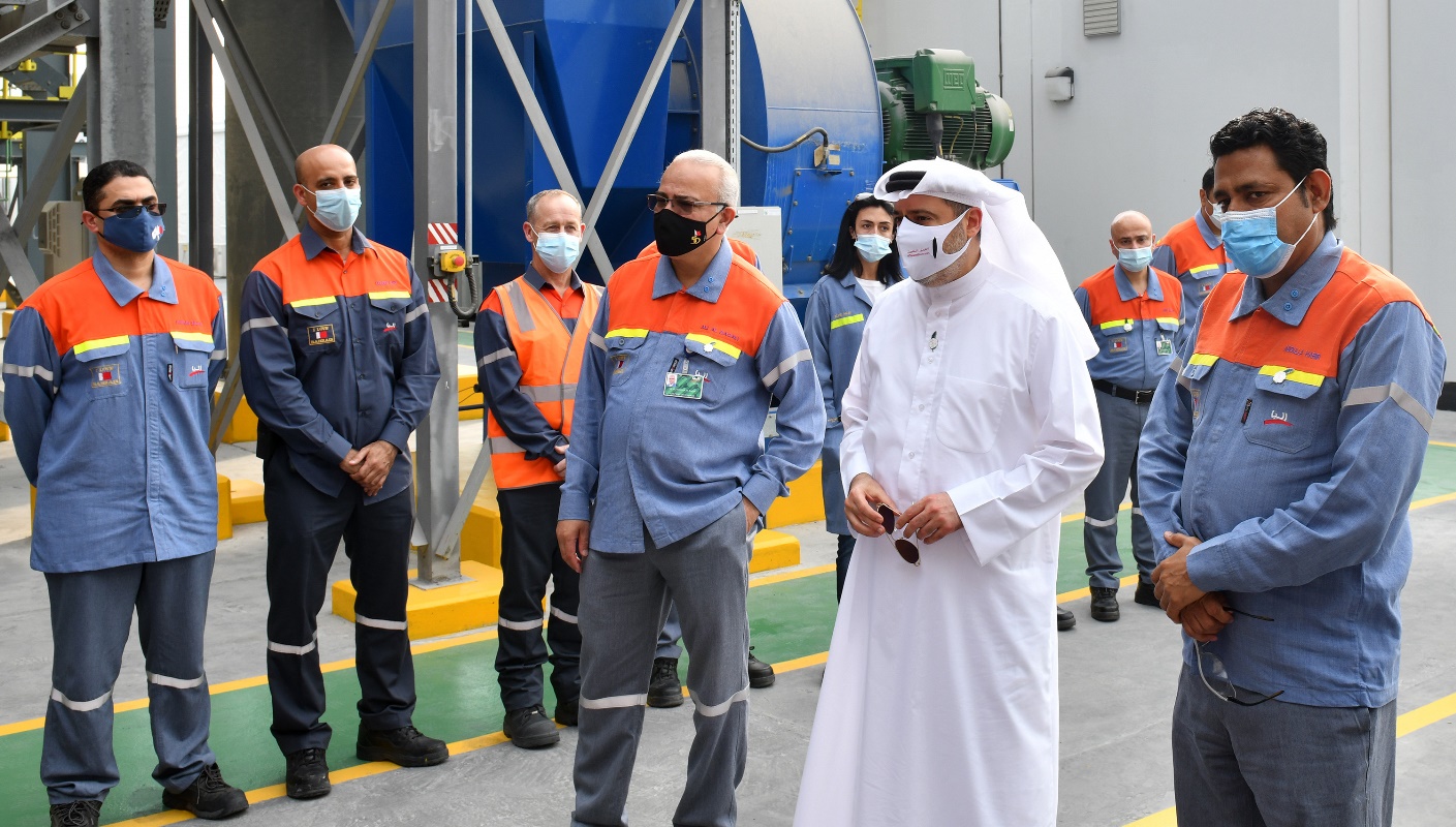 Alba’s SPL Treatment Plant, first-of-its-kind in the region, commissioned by the Chairman of Board of Directors