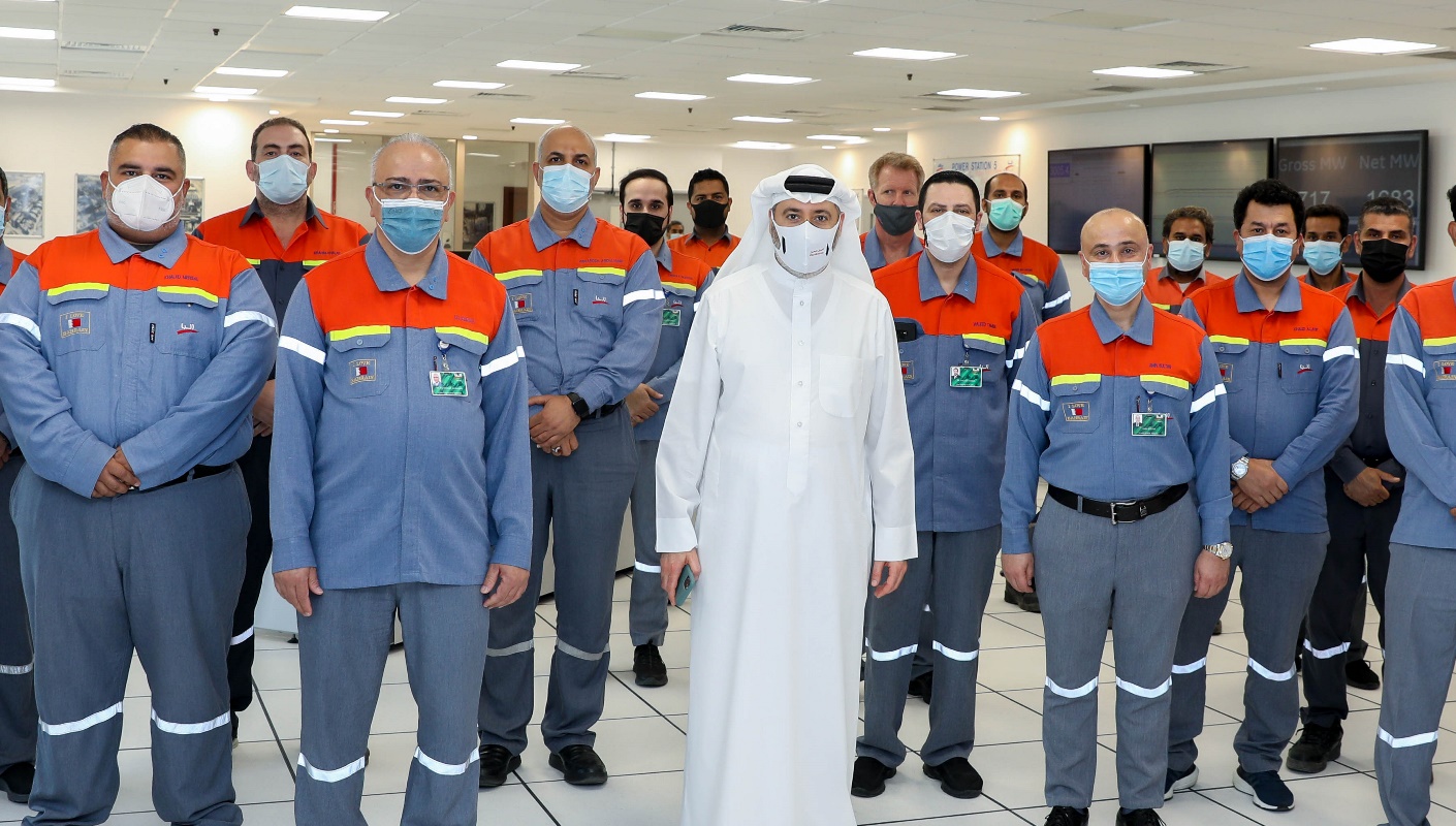 Alba Chairman visits Power Stations 3 & 5