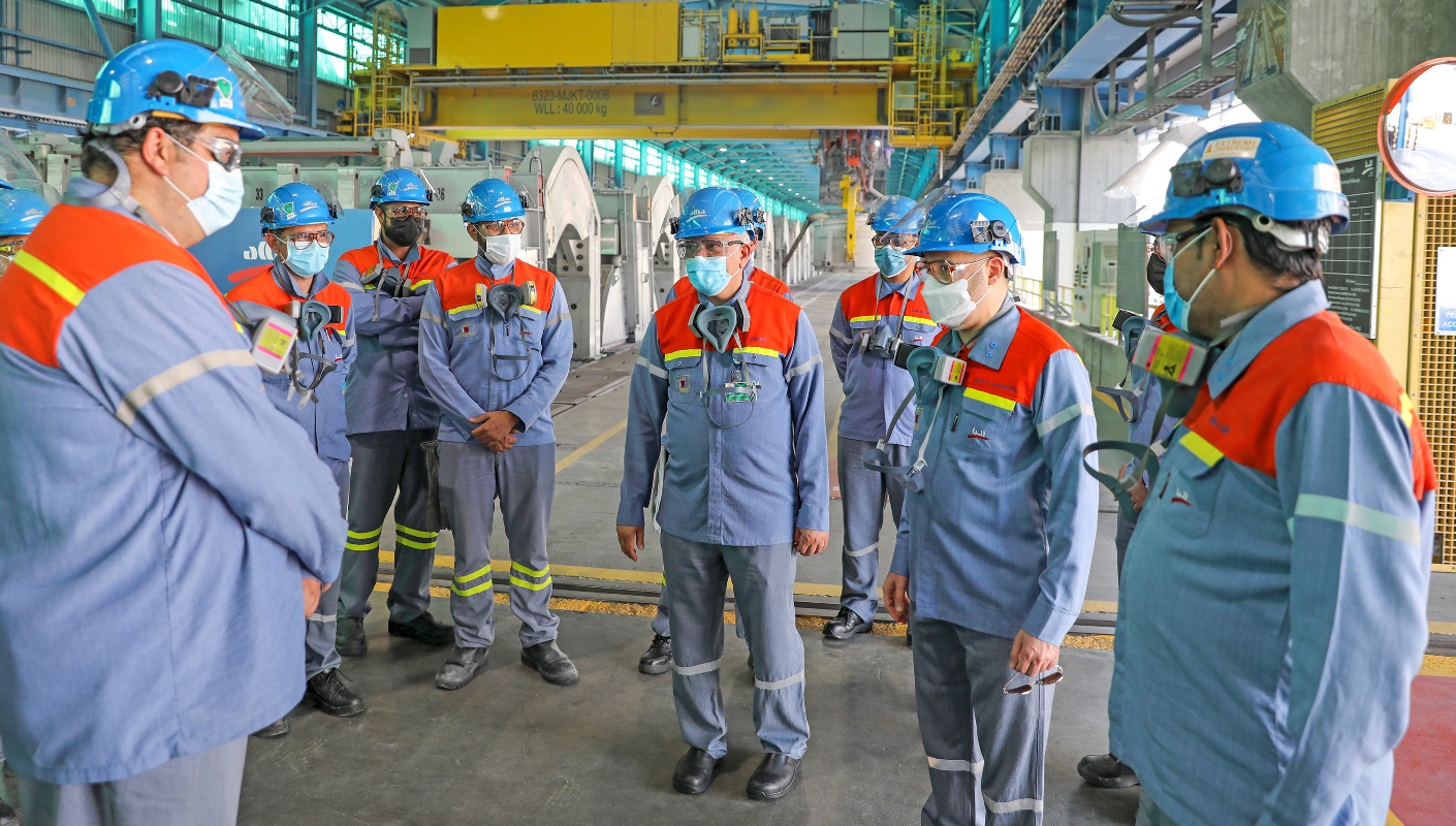 Alba Chairman of the Board of Directors Tours Reduction Line 6