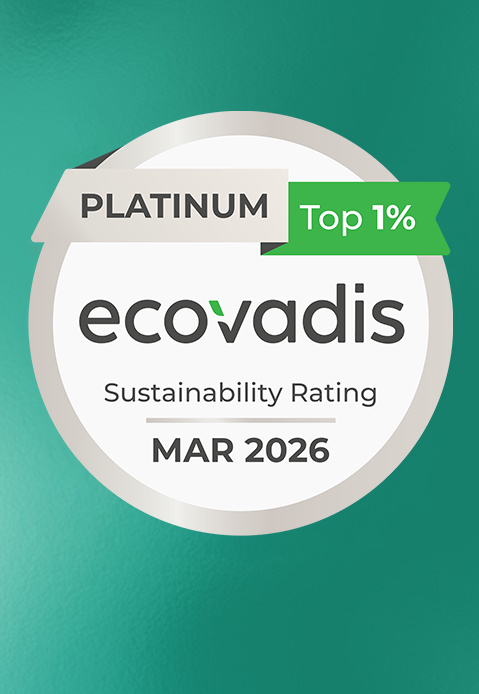 EcoVadis 2026 - Sustainability Rating (Platinum Medal)