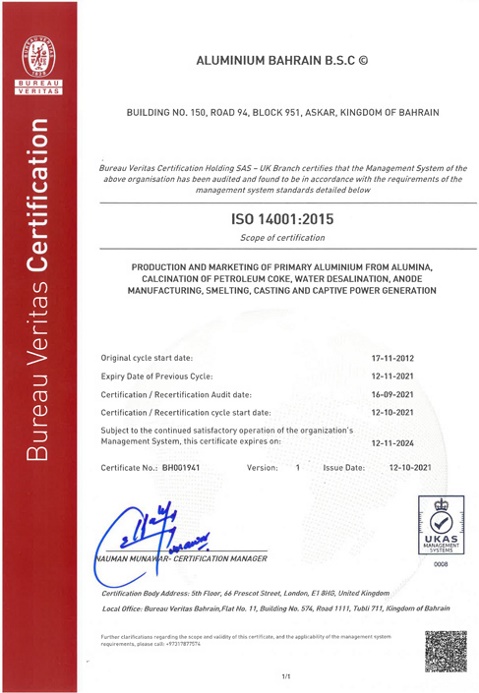 ISO 14001:2015 - Environment Management System